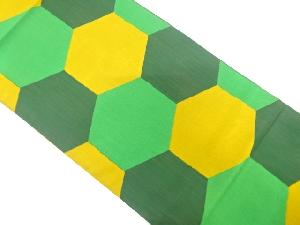 亀甲模様織り出し袋帯